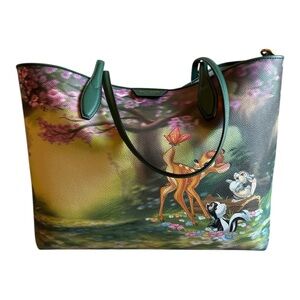 Kate Spade Disney x Bambi Sutton Medium Leather Tote NWT $398